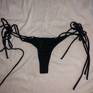 Coulbourne black boa bottoms